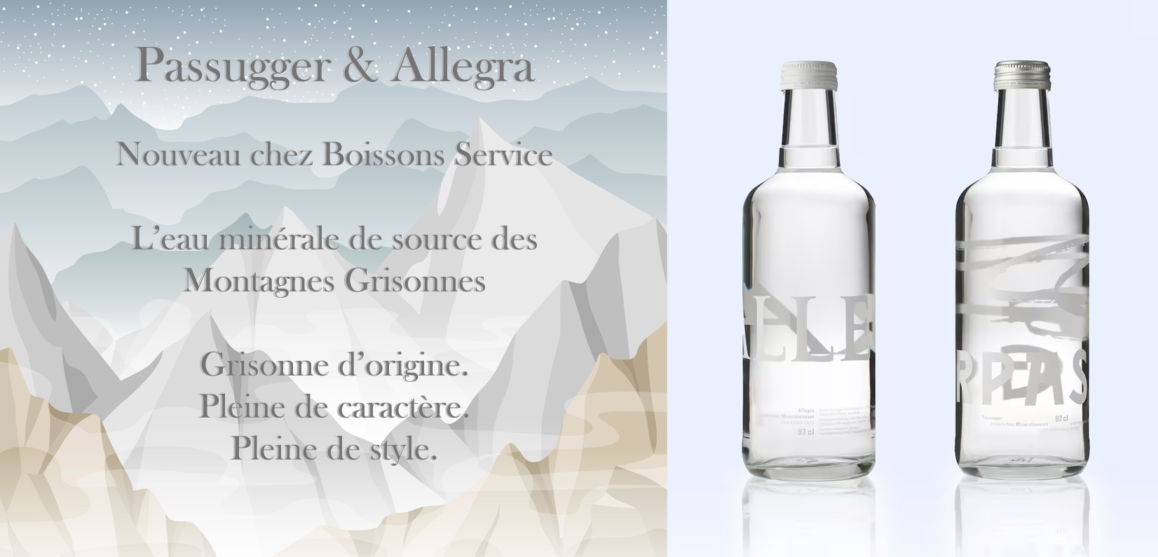 Nouveau produit chez passugger / allegra